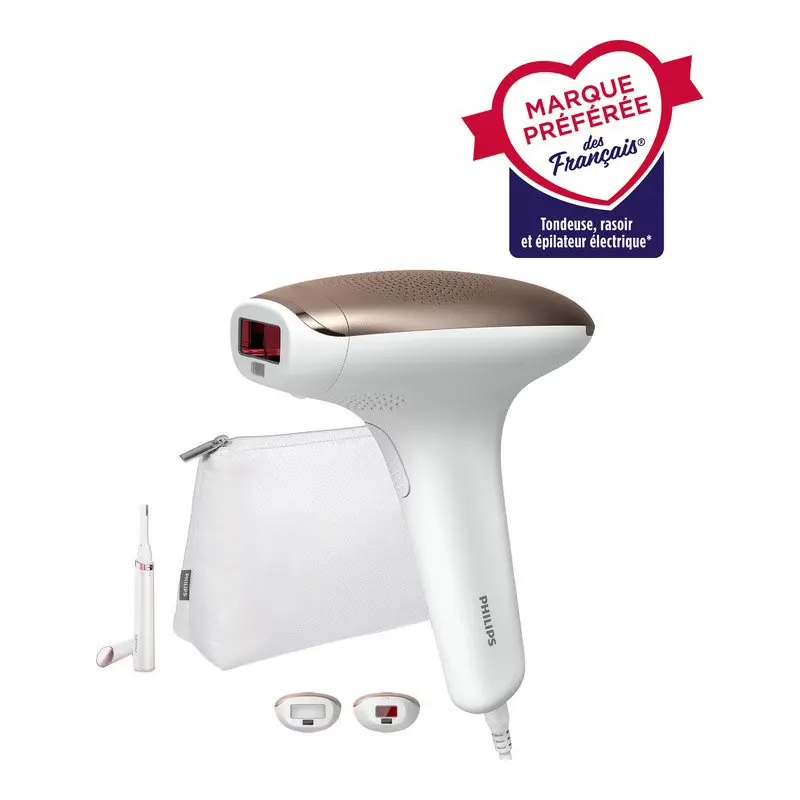 Epilateur À Lumière Pulsee Ipl Philips Lumea 7000 - Bri921/00 — coloris Blanc et rose