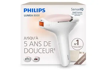 Épilateur à lumière pulsée Philips Lumea Series 8000 BRI932/00 Blanc Rose — vue 2