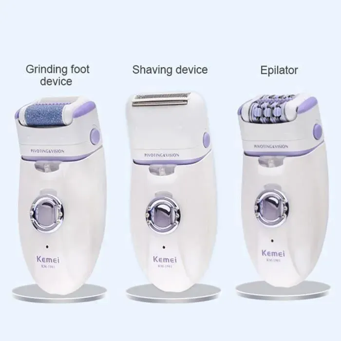 Épilateur électrique 3 en 1 détachable lavable - TepidBee - multi-fonctions