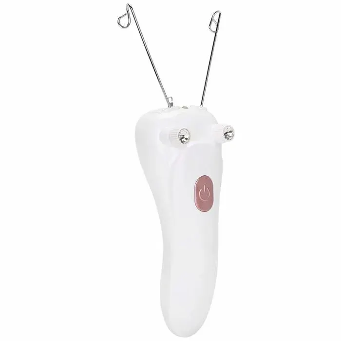 Épilateur électrique à fil de coton avec fil de coton pour enlever les poils du visage les lèvres le menton et les jouesStyle A