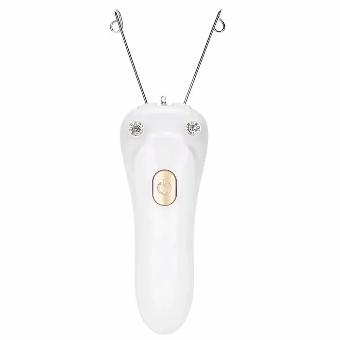 Épilateur électrique à fil de coton avec fil de coton pour enlever les poils du visage les lèvres le menton et les jouesStyle B