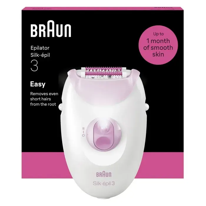 Épilateur électrique Braun Silk Épil 3 SE3-000 Blanc — vue 3
