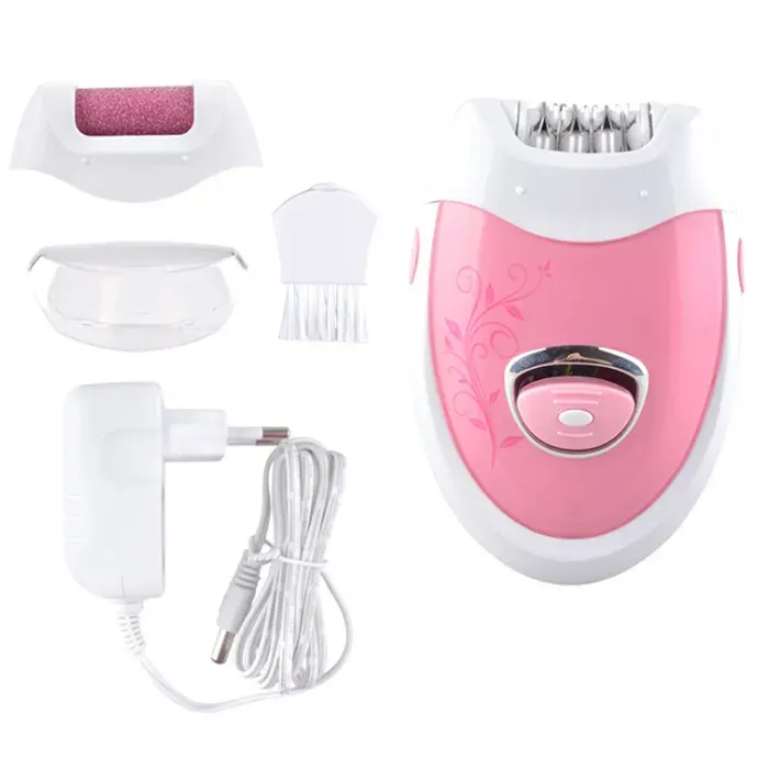 Épilateur électrique - FAMICAM - 2 en 1 pour femme 3w 50hz pédicure électrique épilateur filaire femme avce 2 lames brosse de ne