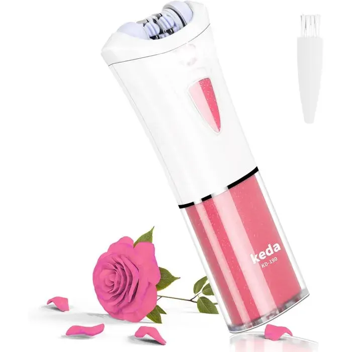 Epilateur Electrique Femme Visage - Épilateur facial pour femme avec lumière LED - Epilateur Electrique Femme Sans Fil
