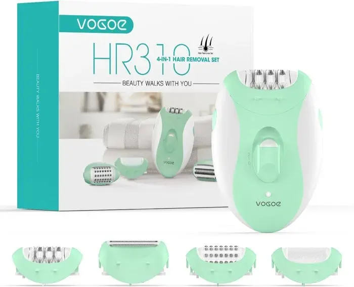 Epilateur Electrique Femme4 en 1 avec 2 vitessesrasoir sans fil rechargeable21 pinces couvertesépilateur électrique pour visage