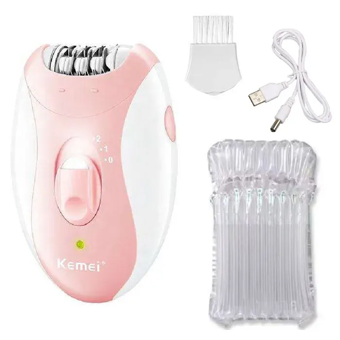 Épilateur électrique - GPFUOEA - ASTE - Rechargeable USB - 18 pinces 2 vitesses - Buse zones délicates