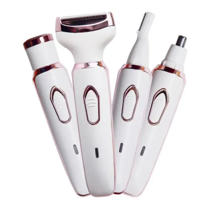 Épilateur facial pour femmes épilation du visage rasoir corporel 4 en 1 indolore kit dépilation pour le visage les jambes