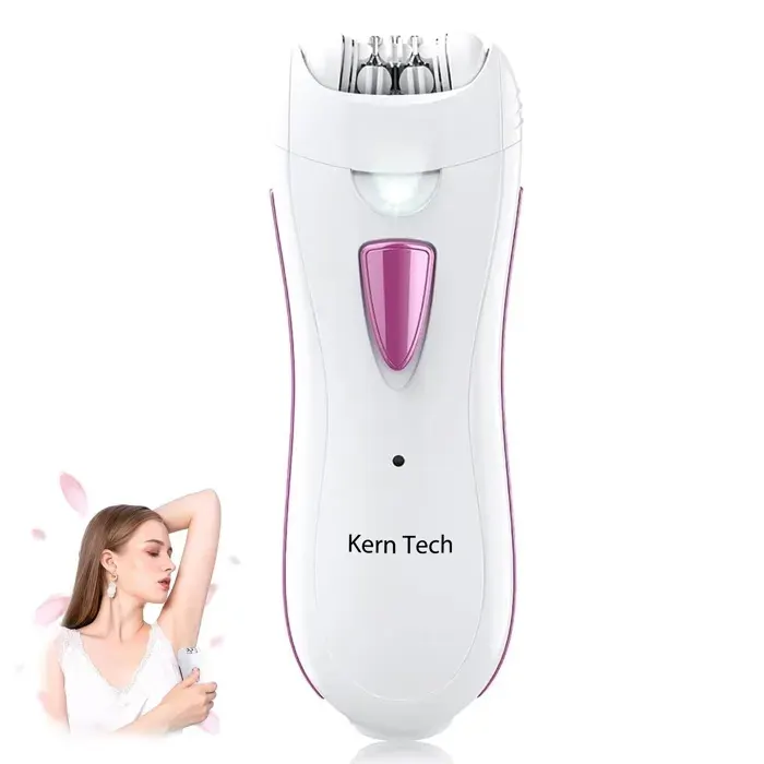 épilateur – Kern Tech – épilateur électrique pour femmes – appareil d’épilation pour tout le corps – rechargeable par USB - noir — coloris Blanc