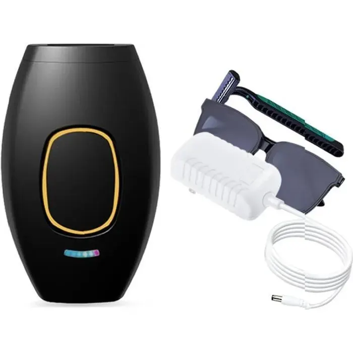 Épilateur Laser définitif à lumière pulsée - Z - IPL 500 000 flashs - Corps et visage - Épilation permanente