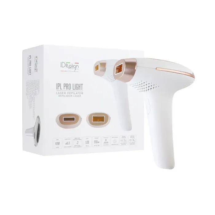 Épilateur Laser IPL PRO LIGHT – Épilation Durable à Domicile Corps & Visage – 300 000 Flashs – 5 Niveaux d’Intensité