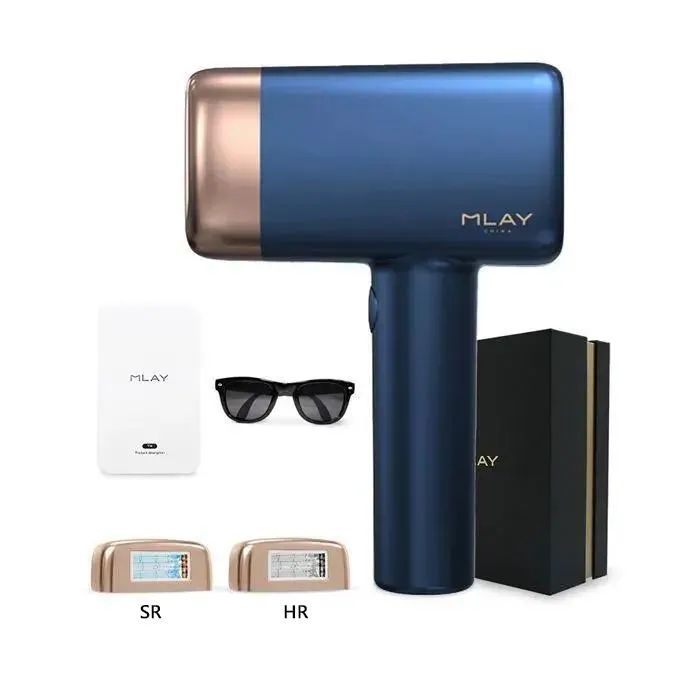 Épilateur Lumière Pulsée avec Point de Congélation 1500 000 flashes IPL Laser épilateur indolore et Permanent pour corps maillot