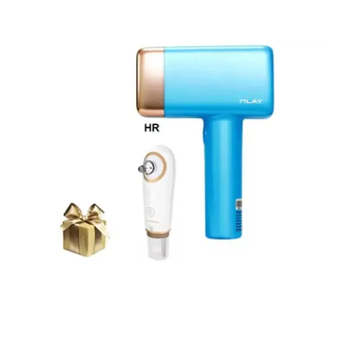 Épilateur Lumière Pulsée de Glace 500000 Flashes IPL Laser Epilation Definitive 5 Niveaux Énergie Épilateur pour Hommes/Femmes