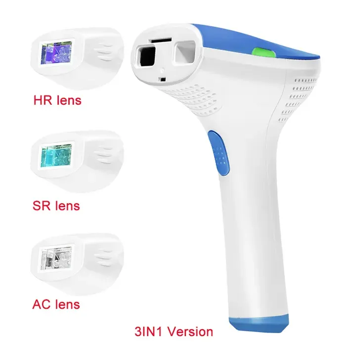 Épilateur Lumière Pulsée Épilateur Laser IPL HR SR AC5 Niveaux Dénergie Épilation Lumière Pulsée pour Femmes et Hommes