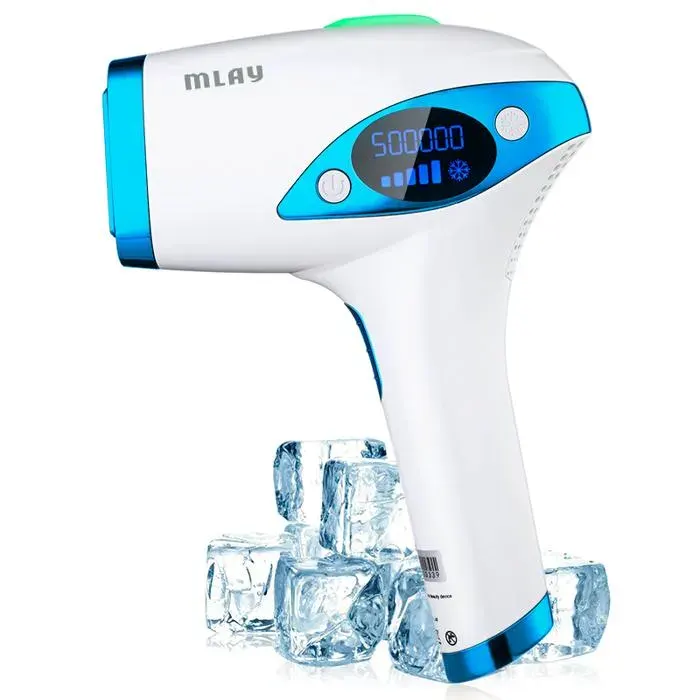épilateur lumière pulsée gelé point de congélation épilateur laser IPL 500000 flashs corps visage maillot Aisselles pour femmes et