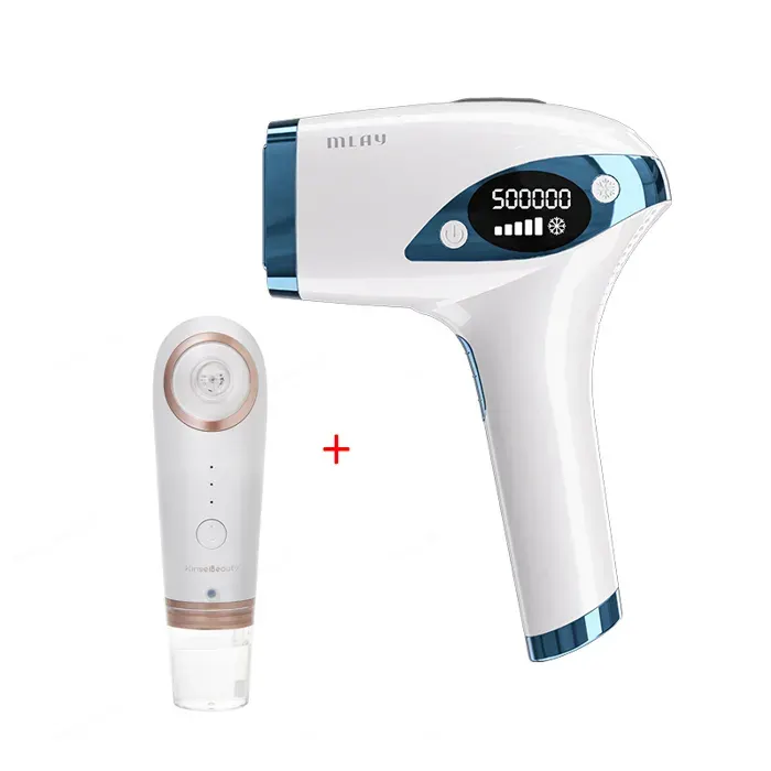 épilateur lumière pulsée gelé point de congélation IPL épilation au laser 500000 flashs Épilation Corps Visage Maillot Aisselles