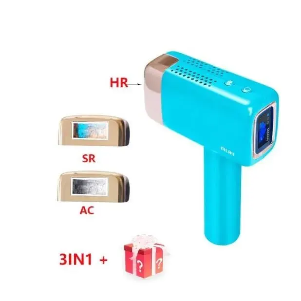 Épilateur Lumière Pulsée - KINSEIBEAUTY - 3 en 1 - 1500000 flashs - 5 niveaux - Épilation indolore
