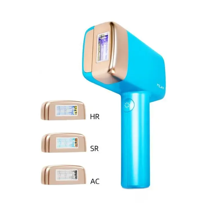 Épilateur lumière pulsée - KINSEIBEAUTY - Modèle Gelé - 500000 flashs - 3 embouts - 5 niveaux dénergie