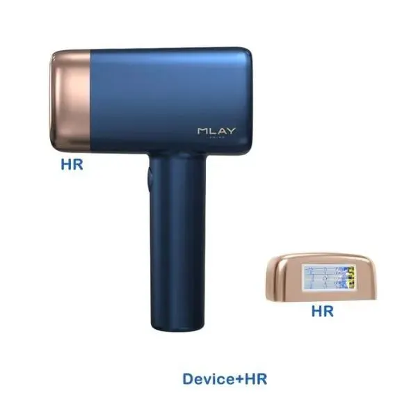 Épilateur Lumière Pulsée refroidissement par glace，IPL Épilateur laser électrique 1000000flashs épilation sans douleur pour visage
