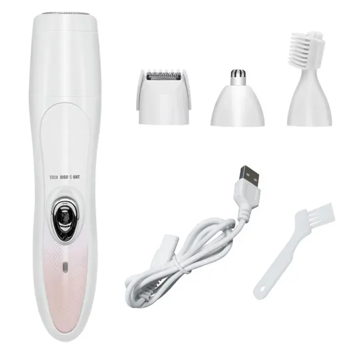 Épilateur multifonction pour femmes 4 en 1 - TepidBee - épilateur pour le corps entier tondeuse à poils de nez rechargeable électr