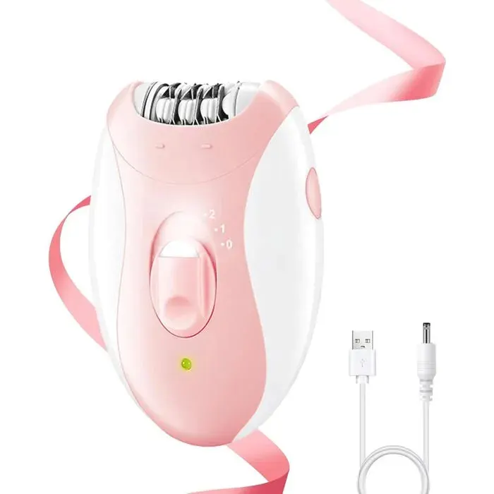 Épilateur Pour Femmes Épilateur Électrique Femme Sans Fil Épilateur Avec 2 Vitesses Et Lampe Led Épilation Électrique Adaptée Au