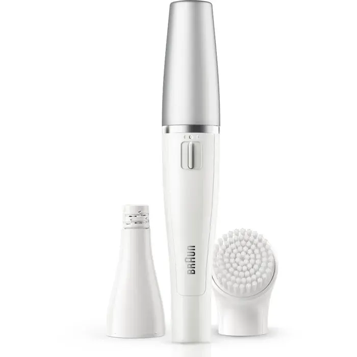 Épilateur visage 2-en-1 - BRAUN - Face SE810 - Wet & Dry - Brosse nettoyante - Précision