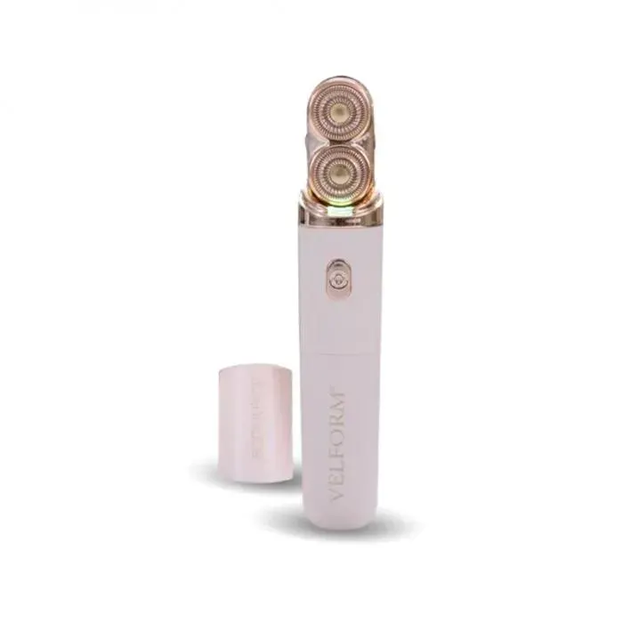 Epilateur visage et corp Velform VENTEO Lumière led intégrée Deux têtes flottantes Têtes plaquées or 18 carats