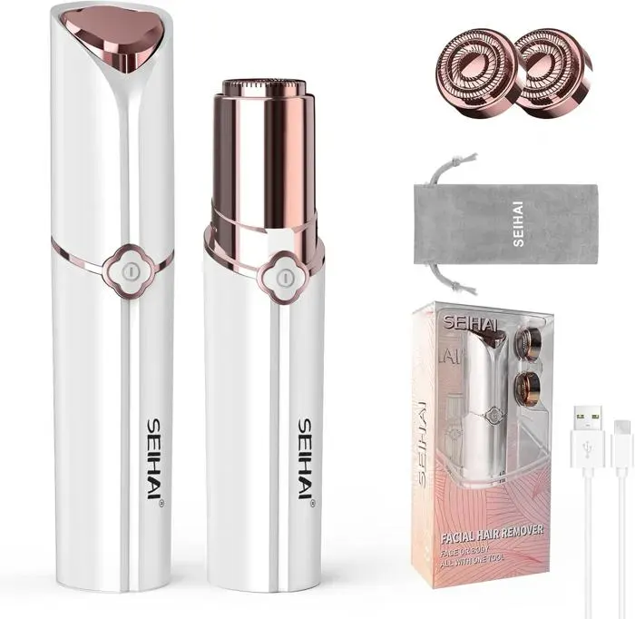 Epilateur Visage Femme RechargeableEpilation Visage FemmesÉpilateur VisageAppareil DÉpilation Pour Le VisageLes Lèvres(Blanc