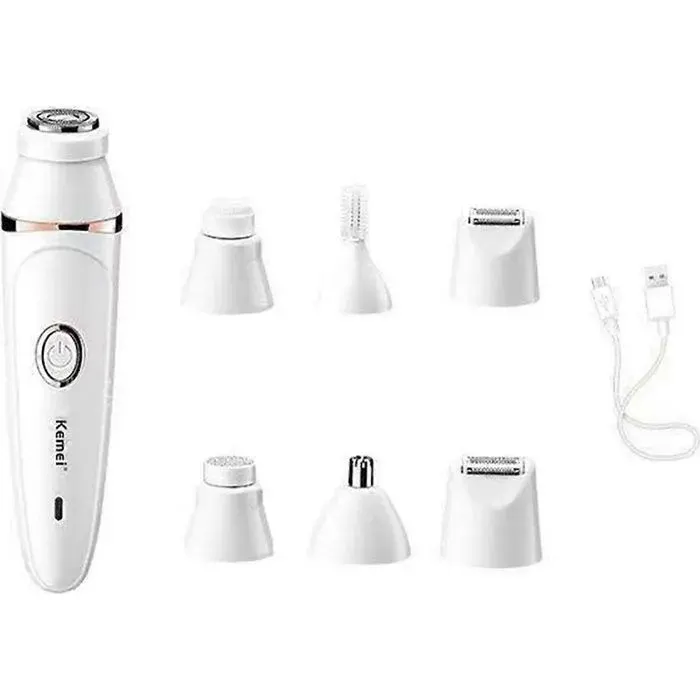 Épilateur visage sans fil rechargeable — coloris Blanc