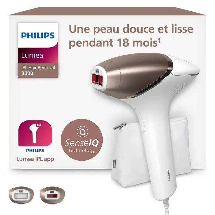 Epilation semi-définitive Philips Lumea série 8000 SenseIQ BRI945 — vue 2
