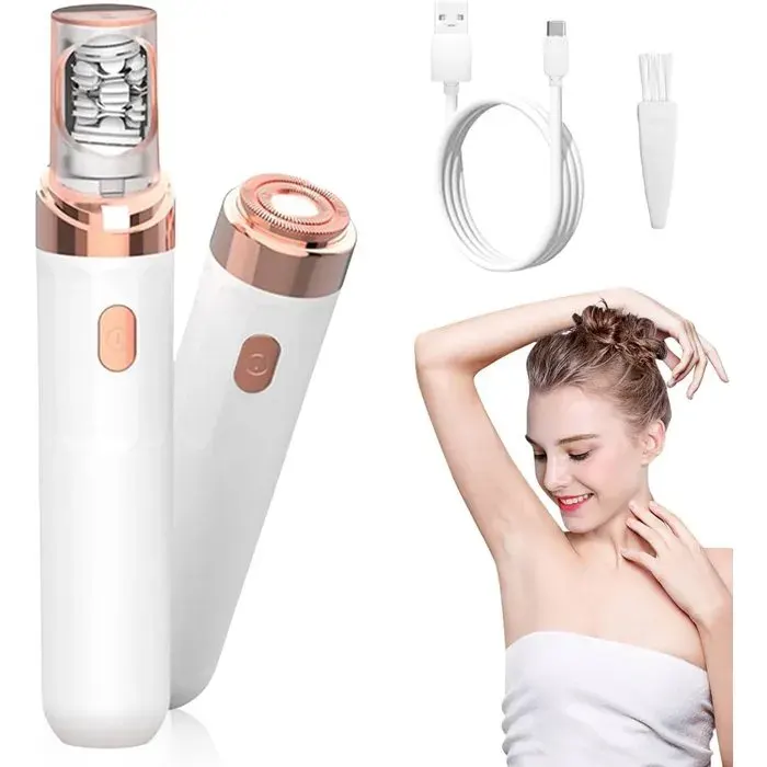 Epilator voor het gezicht van vrouwet - Pijnloze ontharing - voor gezicht wetkbrauwet bovetlip kin armet et oksels - Elektrische