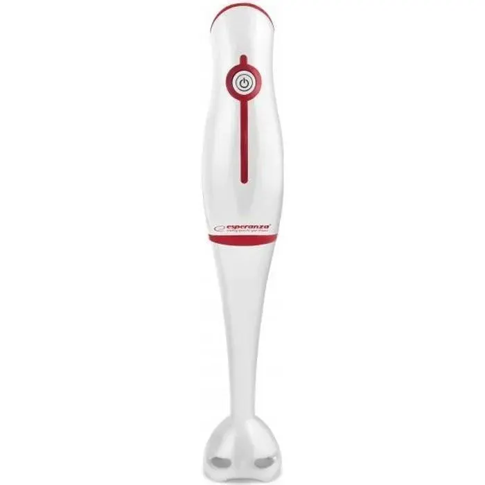 Esperanza EKM001R Mélangeur par immersion Rouge Blanc Acier inoxydable 250 W 220 - 240 V 50 - 60 Hz