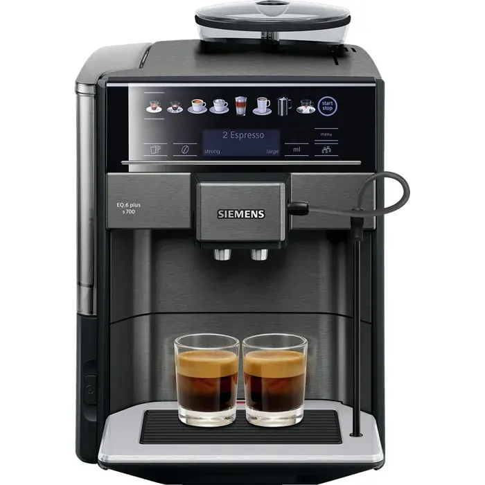 Espresso maker - SIEMENS - iQ700 TE657319RW - 19 bar - Broyeur intégré - 17 L
