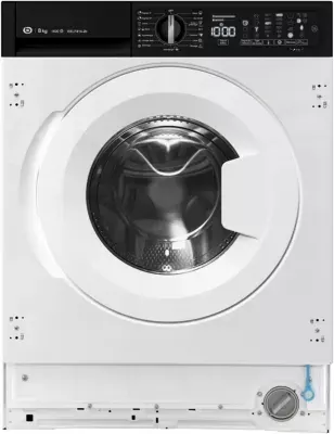Essentielb - Lave Linge Hublot Encastrable Eelf814-2b - 8 Kg - 1400 Tr/Min - Classe A - Moteur Induction Direct Drive