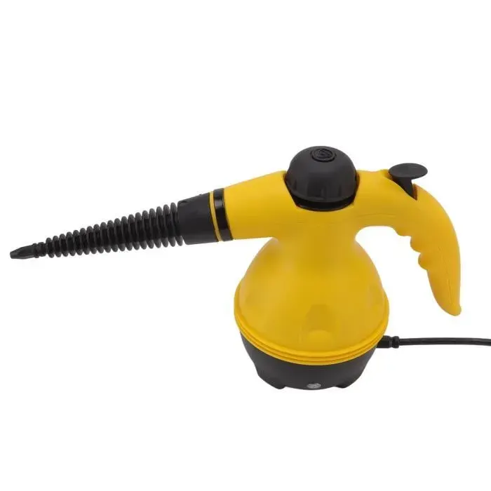 ESTINK Nettoyeur vapeur portable Machine de Nettoyage à Vapeur à Haute TempéRature Noire Jaune electromenager vapeur Prise UE 220V
