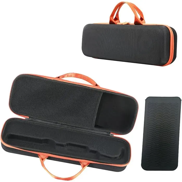 Étui rigide étanche en EVA avec tapis silicone pour Dyson Airstrait HT01 protection chocs/voyage Label
