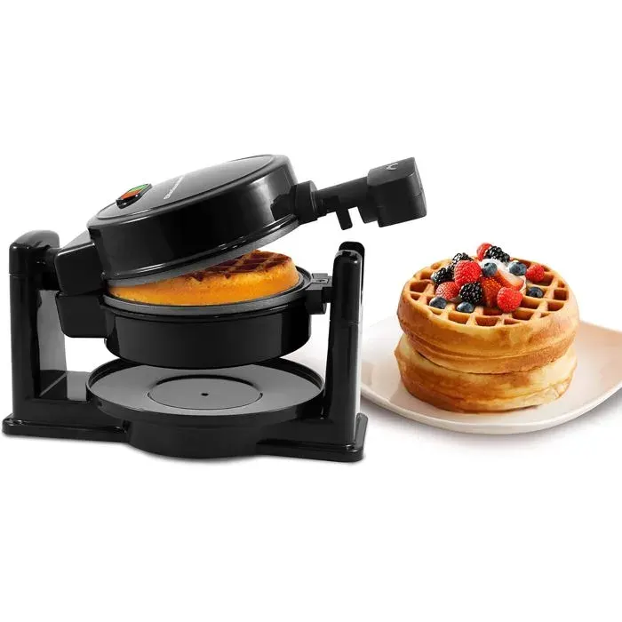 Ewm460 Gaufrier Rotatif Avec Plaques Antiadhésives Pour Gaufres De 32 Cm DÉpaisseur Sandwichs Et Diverses Préparations[PE399]