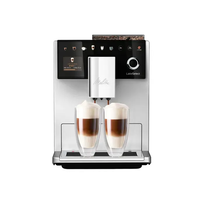 Expresso avec broyeur Melitta LATTE SELECT ARGENT 630 211