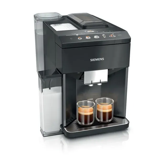 Expresso avec broyeur - SIEMENS - TQ518RX3 - 1500 W - Noir - Compatible grains de café