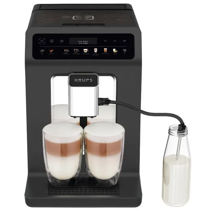 Expresso broyeur à café - Krups - Evidence One - 1450 W - Gris - KVM — coloris Grise
