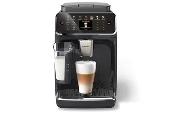 Expresso Broyeur PHILIPS EP4441/50 cafetière à grain LatteGo série 4400, 12 boissons, SilentBrew, Noir — vue 2