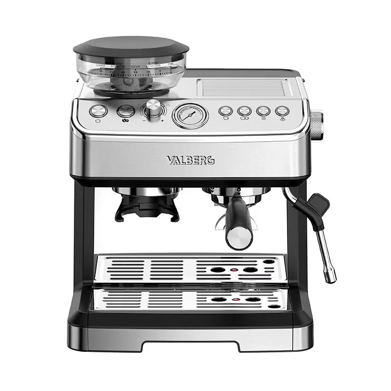 Expresso Pompe Valberg Pumpgrinder M1 20 Bar — coloris INOX