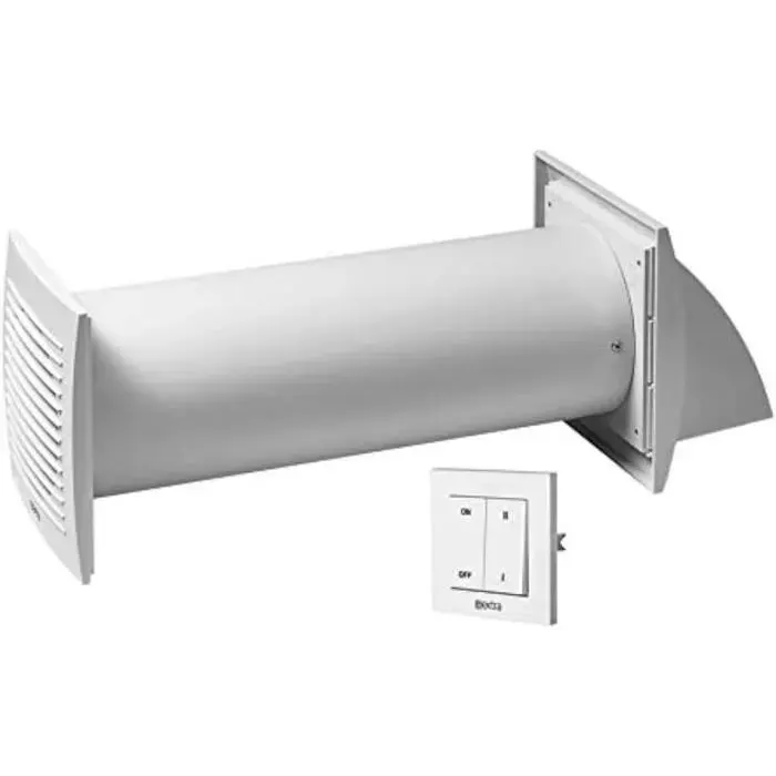 Extracteur dair - EUROPLAST - EER100S - Ø100 mm - Silencieux - 2 W — coloris Blanc