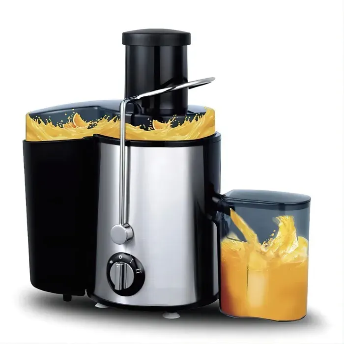 Extracteur de jus 400 W séparateur de jus et mixeur fruits et légumes fraîchement pressés machine à fruits sans filtre