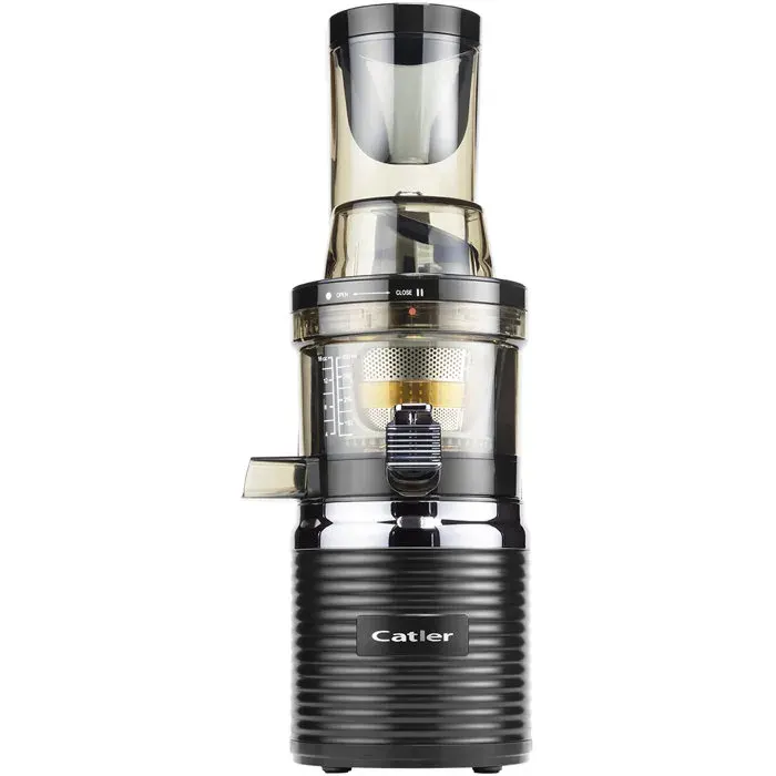 Extracteur de jus CATLER JS 8012 - Fruits - Légumes verts - Rotation lente 43 tr/min - Moteur induction 200 W silencieux