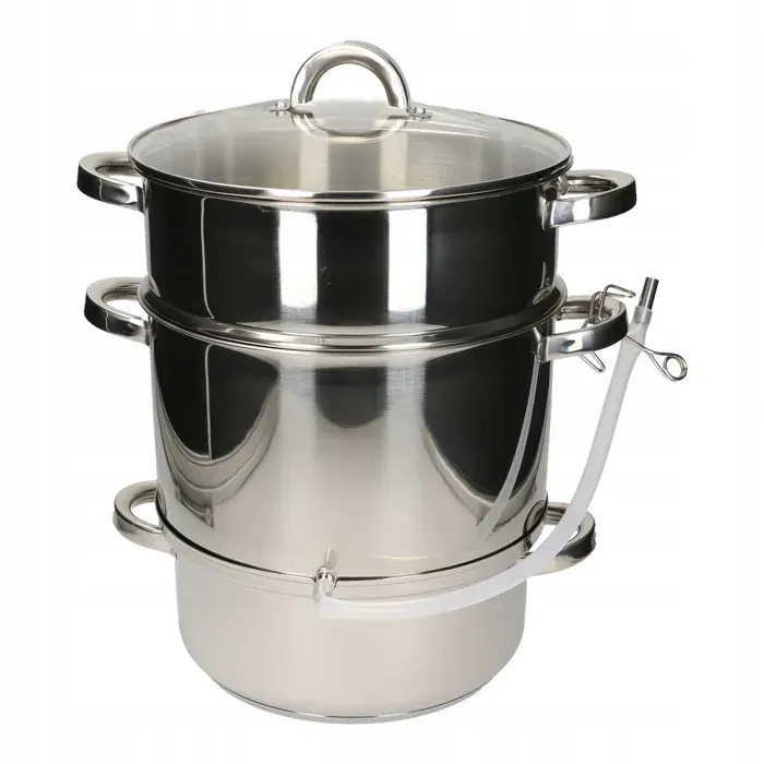 Extracteur de jus de fruits en acier inoxydable de 8 L — coloris Argente