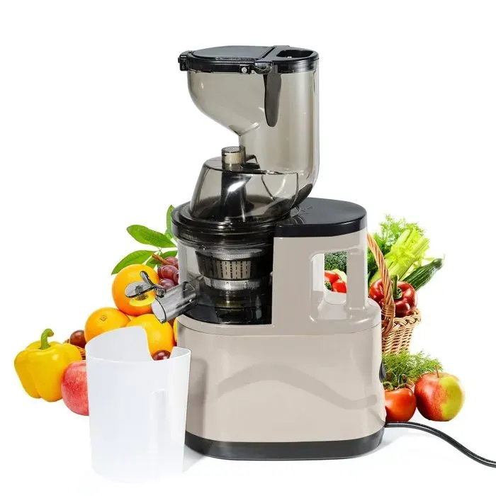 Extracteur de Jus de Fruits Légumes - Extracteur de jus 500W - Goulotte dalimentation 8 cm - Sans BPA - Filtration avancée