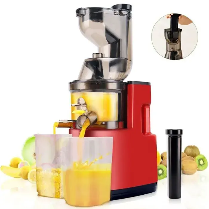 Extracteur de Jus de Fruits Légumes Smoothies Nettoyage installer Rapide Grand Bouche 80mm Sans BPA Rendement EXTRACTEUR DE JUS