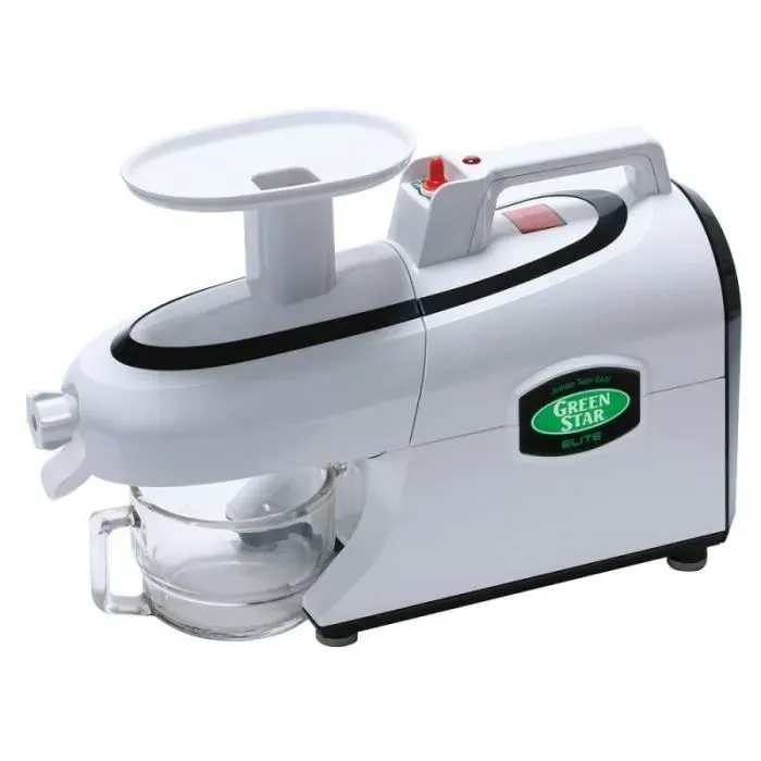 Extracteur de jus horizontal Greenstar Elite - TRIBEST - GS5000 - 200W - 110 tours/min - Blanc