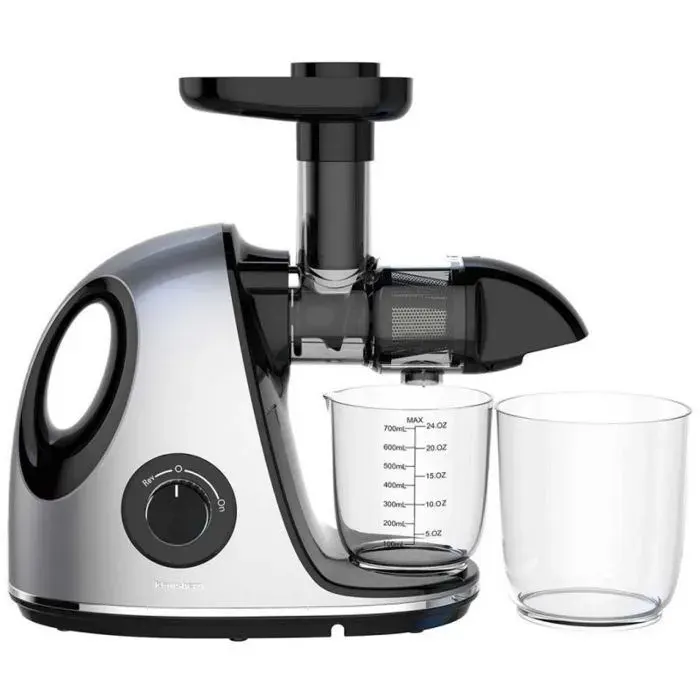 Extracteur de jus - KLAUSBERG - KB-7863 - 1 niveau de rotation - Technologie de compression - Gris — coloris Grise