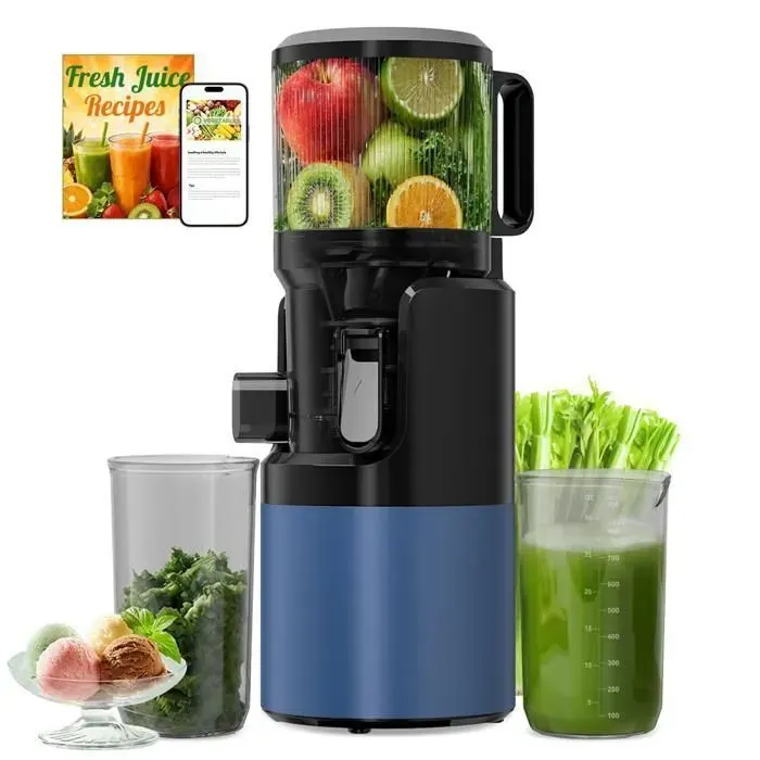 Extracteur de Jus Lent - XTKKGFBIR - Modèle 1.8L - Ouverture 152 mm - 400 W - Rendement 99%